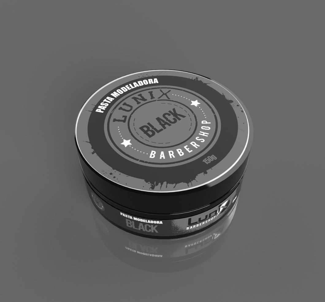 BARBER SHOP POMADA MODELADORA EFEITO BLACK 150GR